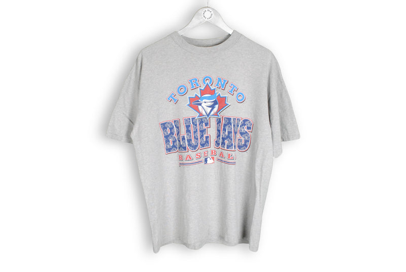 Vintage Blue Jays Toronto 1998 T-Shirt Large gray big logo shirt