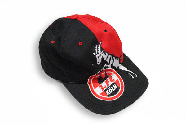 Vintage FC Koln Nutmeg Cap red black big logo