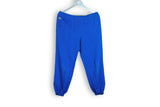 vintage lacoste blue pants cotton