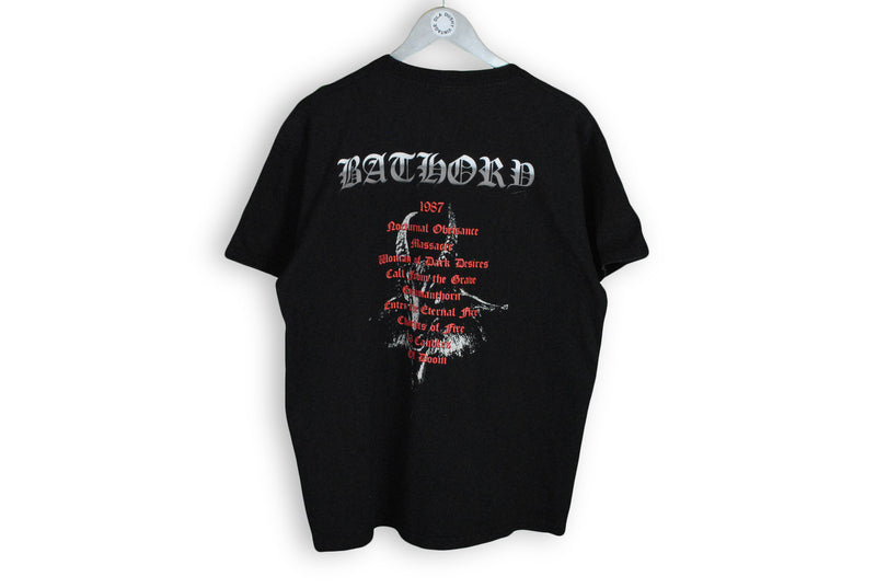 Bathory T-Shirt XLarge 1987 shirt black big logo