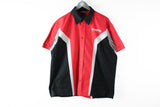 Vintage Yamaha Shirt XLarge big logo racing team motor sport 90s short sleeve shirt