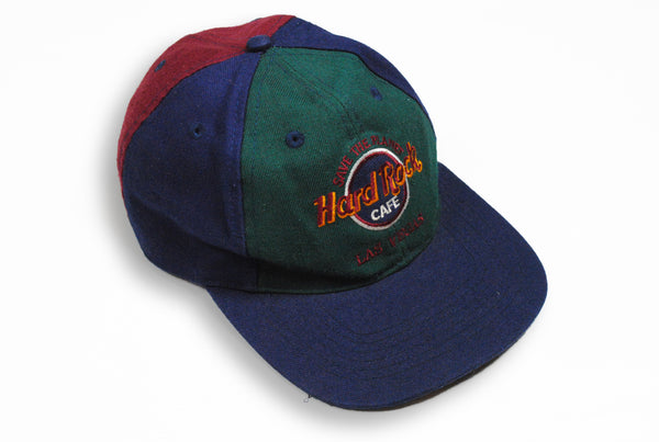 Vintage Hard Rock Cafe Las Vegas Cap green blue red authentic hat