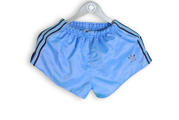 vintage adidas made in West Germany blue 80s shorts