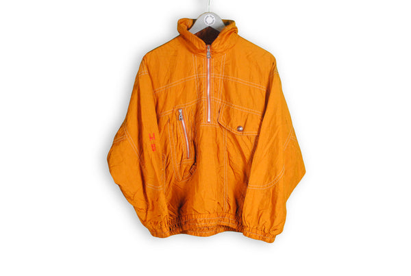 vintage women's bogner anorak jacket ski orange coat