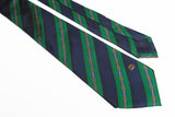 Vintage Gucci Tie silk green blue luxury