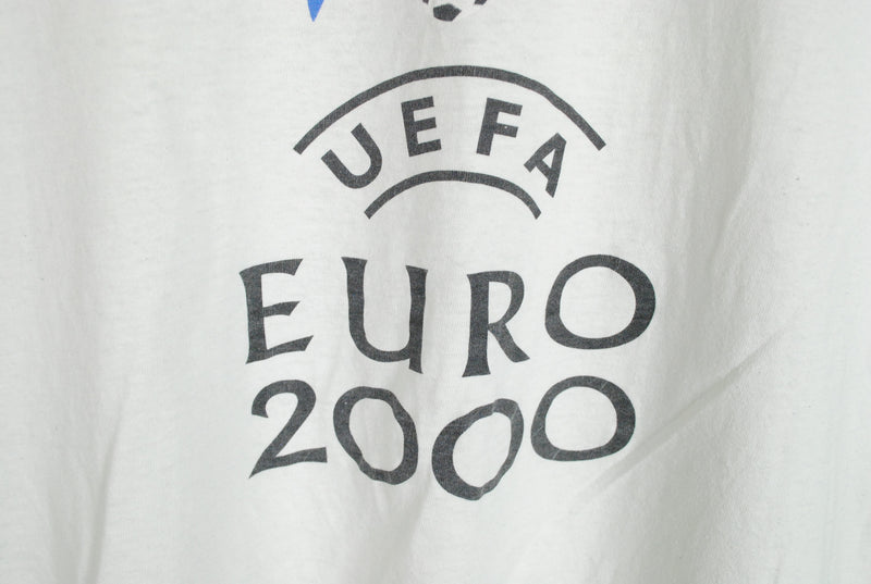 Vintage UEFA Euro 2000 T-Shirt Medium