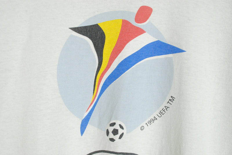 Vintage UEFA Euro 2000 T-Shirt Medium