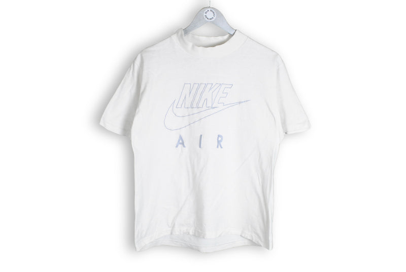 Vintage Nike AIR T-Shirt Small made in USA white rare embroidery shirt