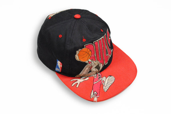 Vintage Chicago Bulls Starter Cap black red big logo rabbit hat