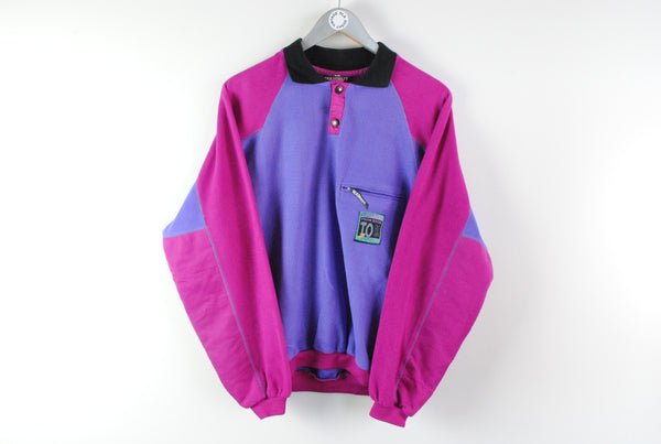 Vintage Mammut Fleece Medium purple pink retro 90s sweater outdoor
