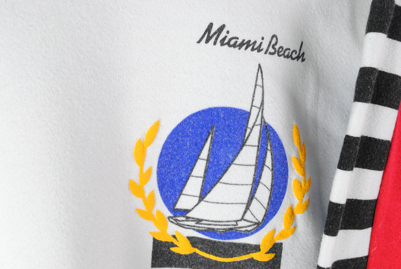 Vintage Miami Beach Sweatshirt Large / XLarge