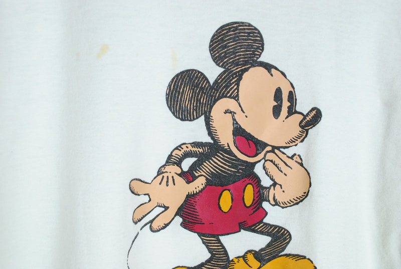Vintage Disney Mickey Mouse T-Shirt Small