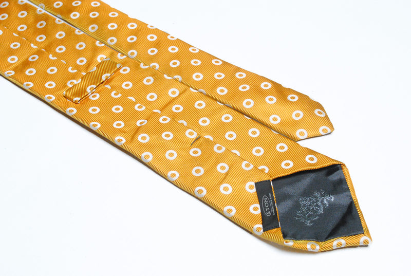 authentic Eton silk orange tie