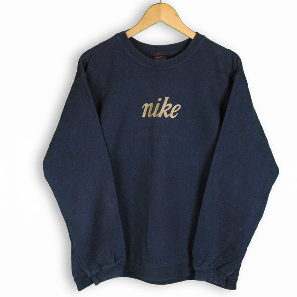 vintage navy nike sweatshirt