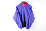 Vintage Mammut Fleece Large purple full zip winter sweater  90s