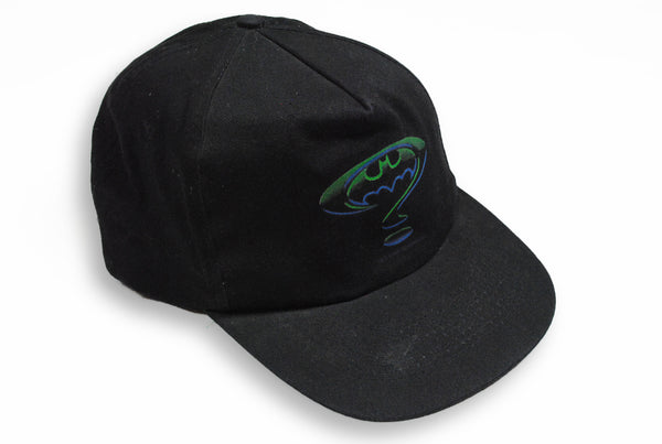 Vintage Batman Cap black big logo 90s 80s hat