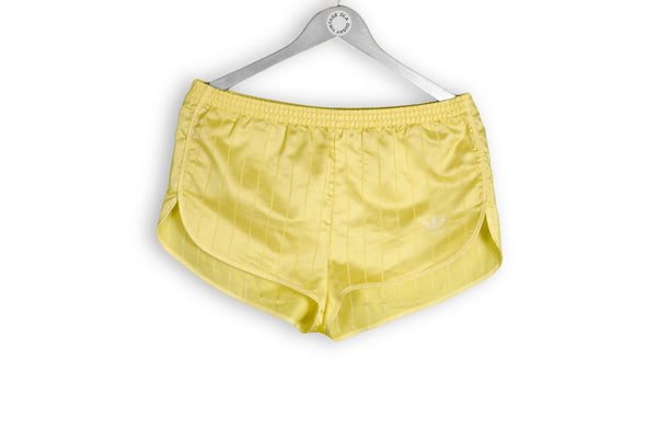 Vintage Adidas Shorts made in West Germany yellow 80s