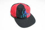 vintage big logo nike air jordan rare cap hat black red