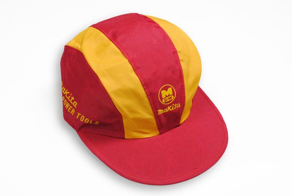 Vintage Makita Cap red yellow big logo hat