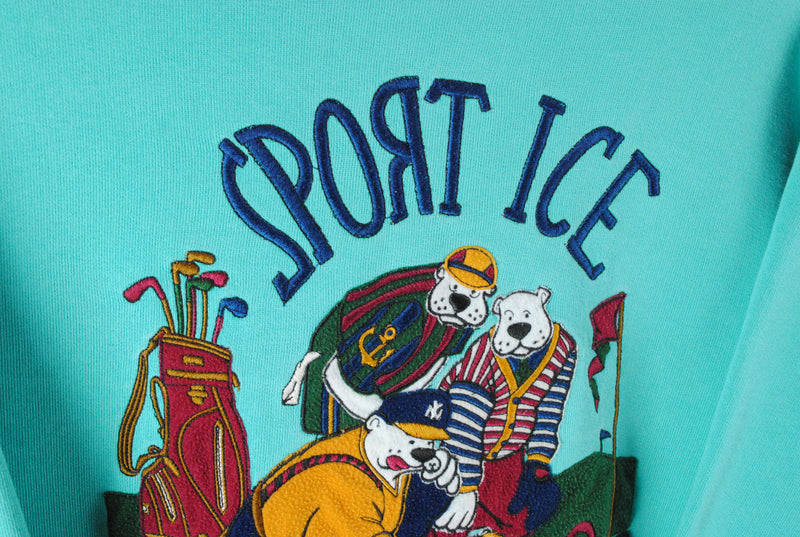 Vintage Sport Ice Golf Sweatshirt Medium