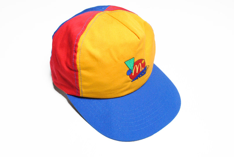 vintage mcdonalds cap rare multicolor