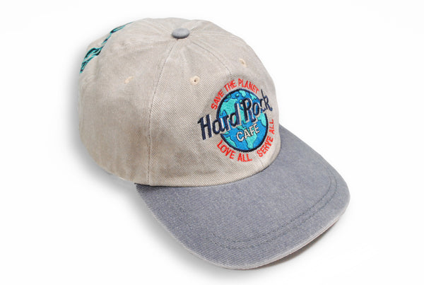 Vintage Hard Rock Cafe Vancouver Cap gray big logo hat