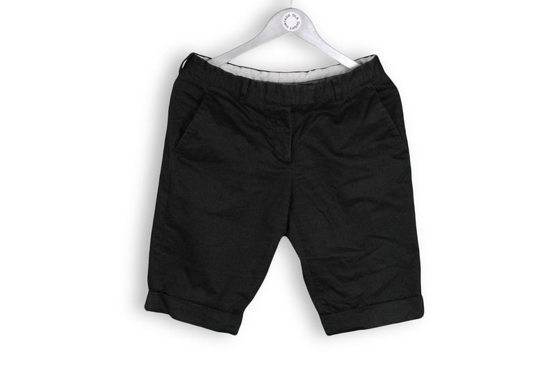 vintage black helmut lang shorts