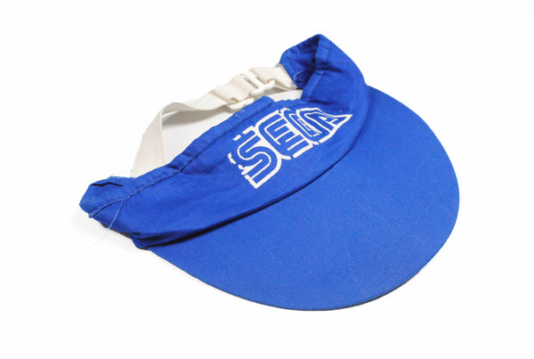 Vintage Sega Sun Visor Cap blue hat 90s retro deadstock rare collection