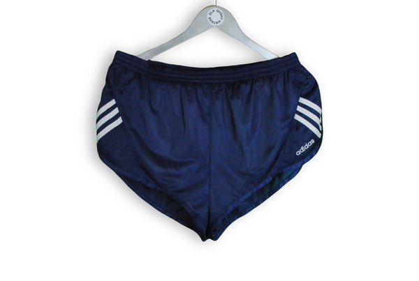 Vintage Adidas Shorts 90s sport track athletic shorts blue 