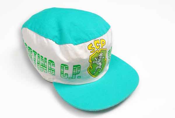 Vintage Sporting FC Cap green SCP retro hat big logo football