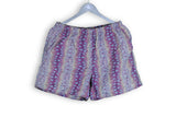 vintage nike abstract pattern shorts purple 90s swimming wear