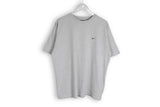Vintage Nike T-Shirt Large 90s small swoosh logo basic shirt gray