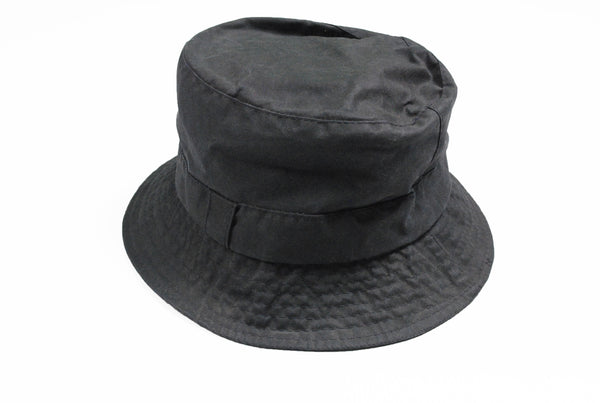 Vintage Barbour Waxed Bucket Hat green cap