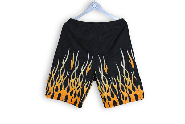 Vintage Flame Pattern Shorts Large / XLarge