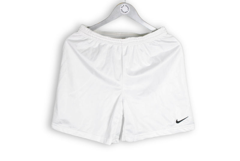 vintage nike white shorts summer track wear