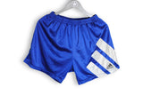 Vintage Adidas Equipment Shorts white blue big logo 90s
