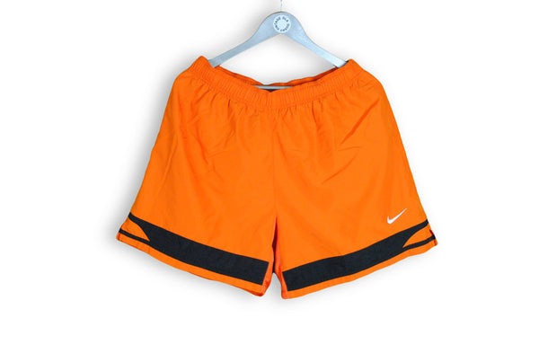 nike team orange shorts vintage 90s