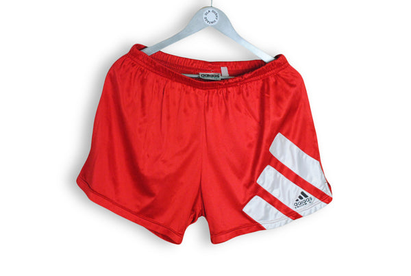 Vintage Adidas Equipment Shorts Large red nylon rare lightwear shorts