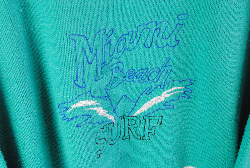 Vintage Miami Surf Sweater Medium