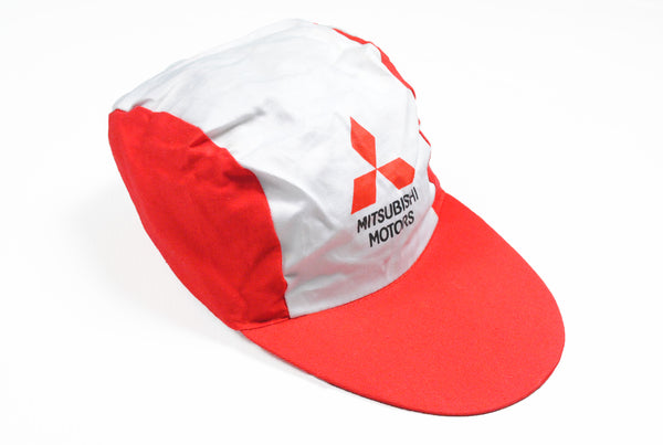 Vintage Mitsubishi Motors Cap big logo 90's style summer visor rare retro hat