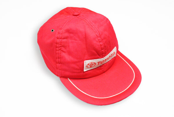 Vintage Toyota Cap Japan red big logo hat