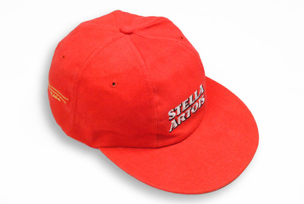 vintage stella artois honda big logo red cap