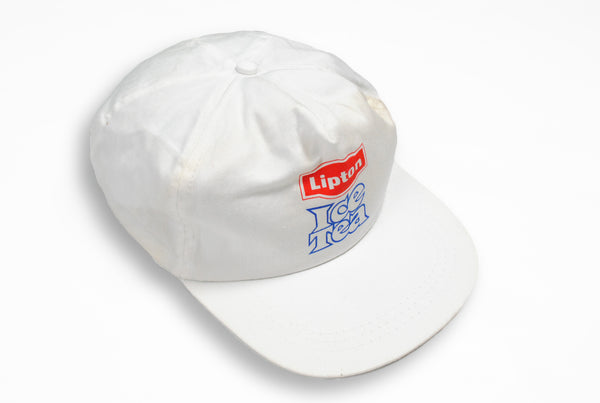 Vintage Lipton Cap ice tea white hat