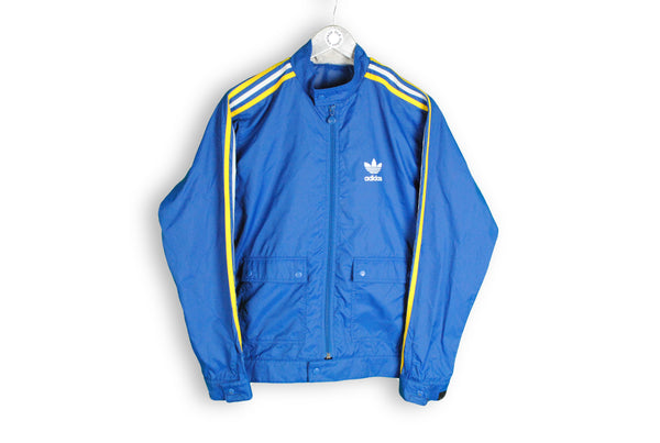 vintage adidas blue jacket 90s