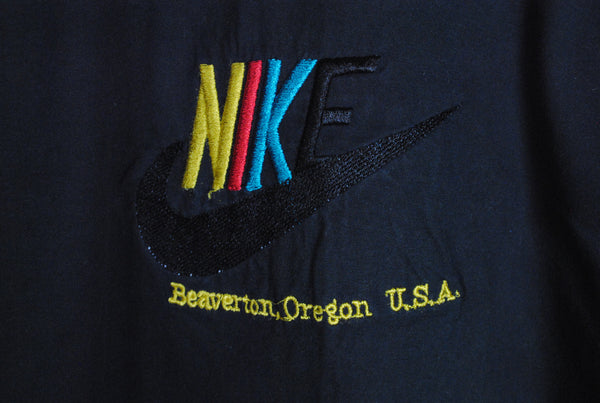 Vintage Nike Embroidery Logo Bootleg T-Shirt Medium
