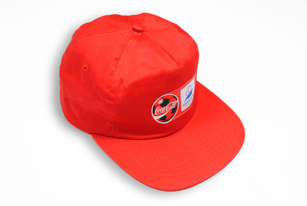 Vintage Coca-Cola World Cup 98 France Cap red baseball hat