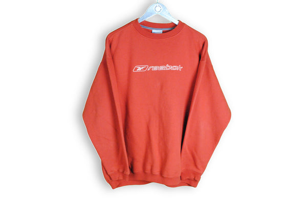 vintage reebok sweatshirt red