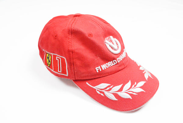 Vintage Ferrari Cap F1 Formula 1 90s Michael Schumacher Hat