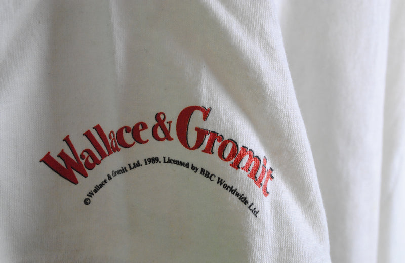 Vintage Wallace & Gromit 1989 T-Shirt XLarge