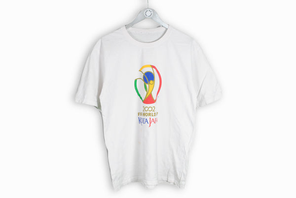 Vintage 2002 FIFA World Cup South Korea T-Shirt 99's Large